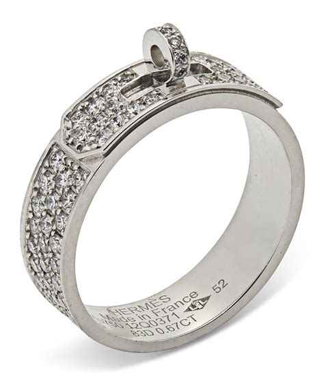 hermes kelly ring diamond
